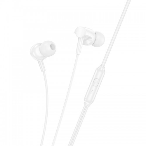 Навушники Hoco Story universal earphones with microphone M112 white