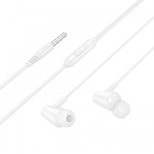 Навушники Hoco Story universal earphones with microphone M112 white