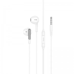 Навушники HOCO Glory universal earphones with microphone M123 white