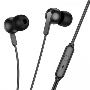 Навушники HOCO Wide universal earphones with microphone M124 black