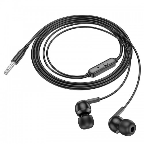 Навушники HOCO Wide universal earphones with microphone M124 black