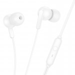 Навушники HOCO Wide universal earphones with microphone M124 white