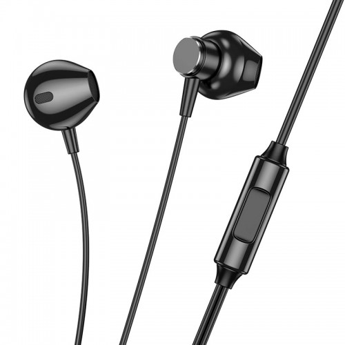 Навушники Hoco Smart metal universal earphones with microphone M125 black