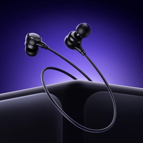 Навушники HOCO Benevolent універсальні цифрові earphones with microphone M116 |1.2m, Type-C| black