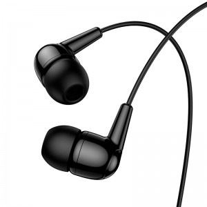 Навушники HOCO Enjoy універсальні цифрові earphones with microphone Type-C M97 |1.2M, Wire control| black