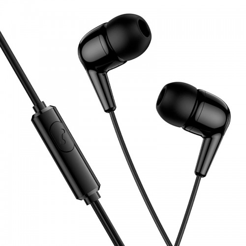Навушники HOCO Enjoy універсальні цифрові earphones with microphone Type-C M97 |1.2M, Wire control| black