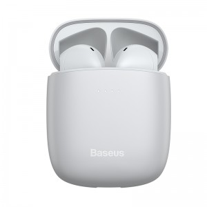 Навушники Bluetooth BASEUS Encok True Wireless Earphones W04 Pro white