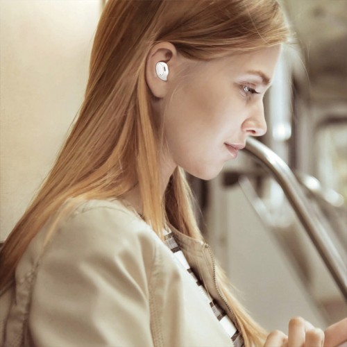 Навушники BLUETOOTH BASEUS Encok True Wireless Earphones WM01 |5Hours, BT5.0, 40mAh/300mAh| (NGWM01-04) green