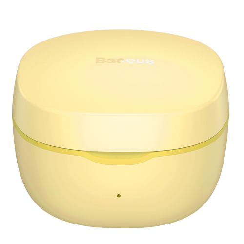 Навушники BLUETOOTH BASEUS Encok True Wireless Earphones WM01 |5Hours, BT5.0, 40mAh/300mAh| (NGWM01-04) yellow