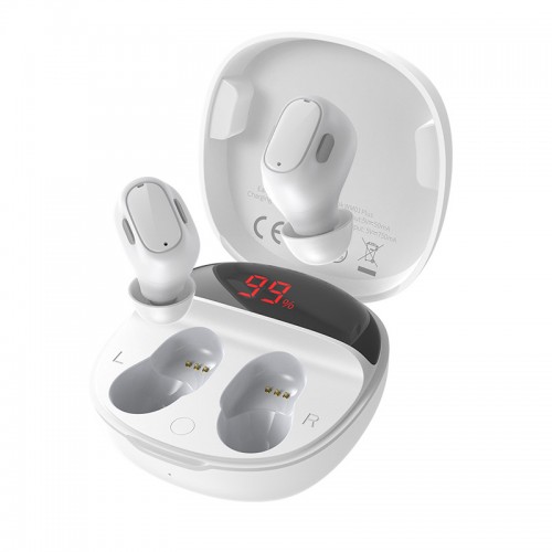 Навушники Bluetooth BASEUS Encok True Wireless Earphones WM01 Plus (NGWM01P-04) white