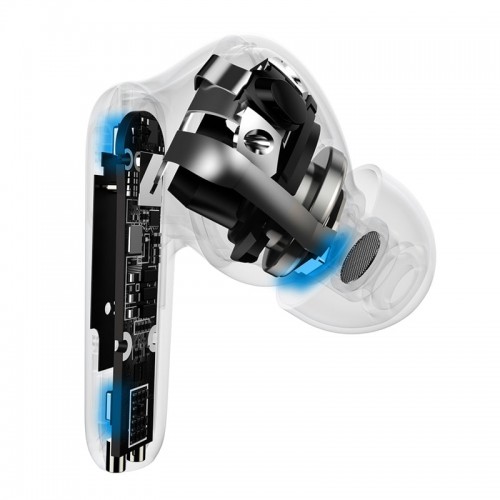 Навушники Bluetooth BASEUS SIMU ANC True Wireless Earphones S2 |42/480mAh, 6/24Hours| (NGS2-02) grey