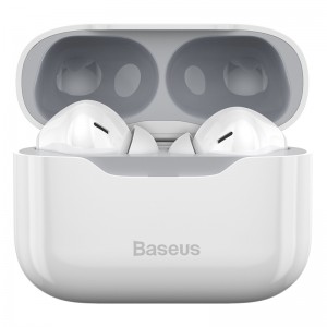 Навушники Bluetooth BASEUS SIMU ANC True Wireless Earphone S1 |BT5.1, 40/380mAh, 4.5/24Hours| (NGS1-02) white