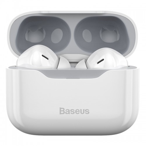 Навушники Bluetooth BASEUS SIMU ANC True Wireless Earphone S1 |BT5.1, 40/380mAh, 4.5/24Hours| (NGS1-02) white