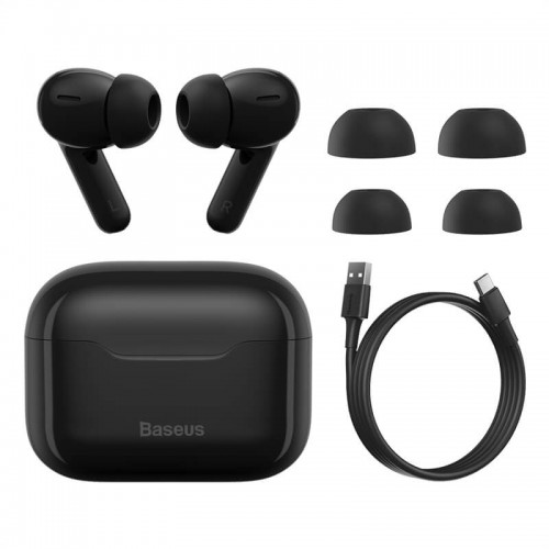 Навушники Bluetooth BASEUS SIMU ANC True Wireless Earphone S1 |BT5.1, 40/380mAh, 4.5/24Hours| (NGS1-02) white