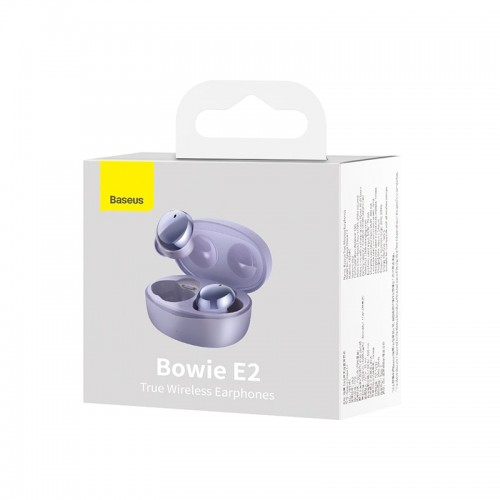 Навушники Baseus True Wireless Earphones Bowie E2 |BT5.2, 40/300mAh, 5H, Location, OTA| (NGTW090001) white