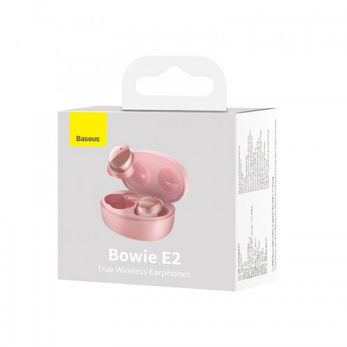 Навушники Baseus True Wireless Earphones Bowie E2 |BT5.2, 40/300mAh, 5H, Location, OTA| (NGTW090001) purple