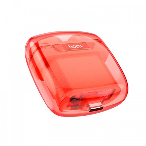 Навушники Bluetooth Hoco Clear Explore Edition true wireless BT headset EW15 |BT5.1, 30/300mAh, 4h| red