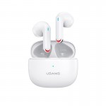 Навушники Bluetooth USAMS TWS NX10 |BT5.2, 35/320mAh, 5h| white
