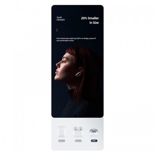 Навушники Bluetooth USAMS TWS Earbuds XH09 |BT5.1, 35/300mAh, 5.5h| white