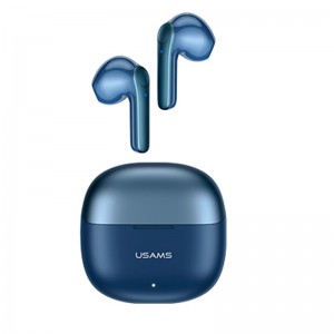 Навушники Bluetooth USAMS TWS Earbuds XH09 |BT5.1, 35/300mAh, 5.5h| blue