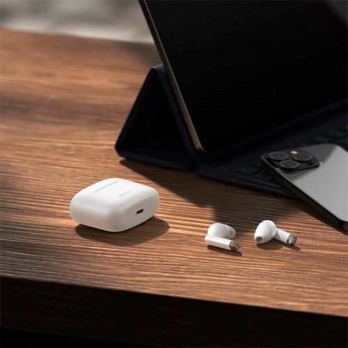 Навушники BASEUS True Wireless Earphones Bowie E9 |BT5.3, 40/400mAh, 5h| (NGTW120002) white