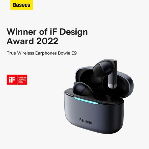 Навушники BASEUS True Wireless Earphones Bowie E9 |BT5.3, 40/400mAh, 5h| (NGTW120002) white