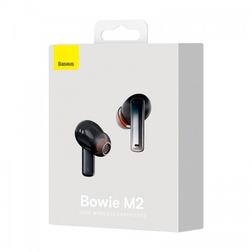 Навушники BASEUS True Wireless Earphones Bowie M2 |BT5.2, ANC, 40/400mAh, 5h| (NGTW140002) white