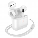 Наушники HOCO Lucky true wireless BT headset EW53 |BT5.3, 30/250mAh, 4ч| белые