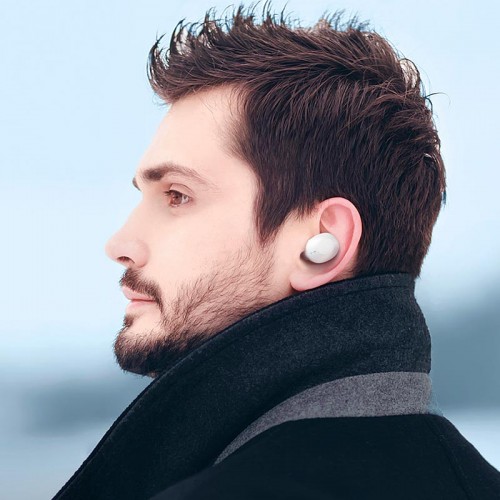 Навушники Hoco Smart true wireless BT headset EQ3 |BT5.3, 300mAh, 7h| Milky white