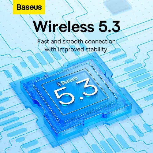 Навушники Baseus Bowie WM02 True Wireless Earphones |BT5.3, 40/300mAh, 5H, Location, OTA| black