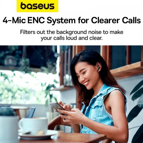 Навушники Baseus Bowie M1 True Wireless Earphones |BT5.2, 35/400mAh, 4.5H, ANC| black