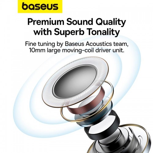 Навушники Baseus Bowie M1 True Wireless Earphones |BT5.2, 35/400mAh, 4.5H, ANC| black