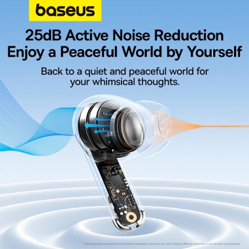 Навушники Baseus Bowie M1 True Wireless Earphones |BT5.2, 35/400mAh, 4.5H, ANC| black