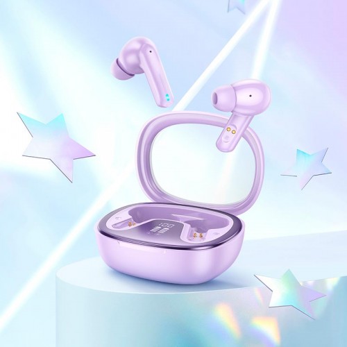 Навушники HOCO Shadow true wireless BT headset EQ6 |BT5.3, 40/320mAh, 7h| Milky white