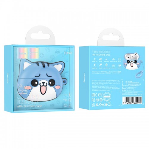 Навушники HOCO EW48 True wireless stereo headset |BT5.3, 30/300mAh, 4h| misty cat