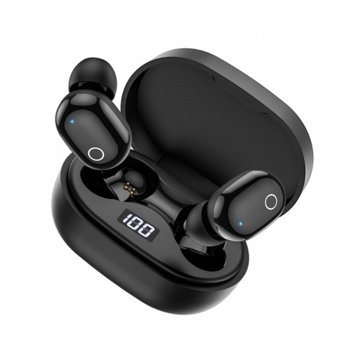 Навушники Borofone Manner true wireless BT headset BW06 |BT5.1, 30/300mAh, 4h| black