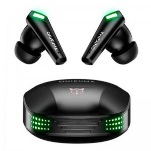 Навушники Bluetooth Onikuma T308 |BT5.3, 40/300mAh, 6h| black
