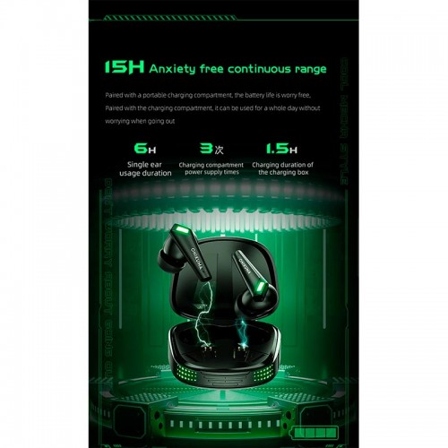 Навушники Bluetooth Onikuma T308 |BT5.3, 40/300mAh, 6h| black