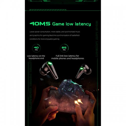 Навушники Bluetooth Onikuma T308 |BT5.3, 40/300mAh, 6h| black