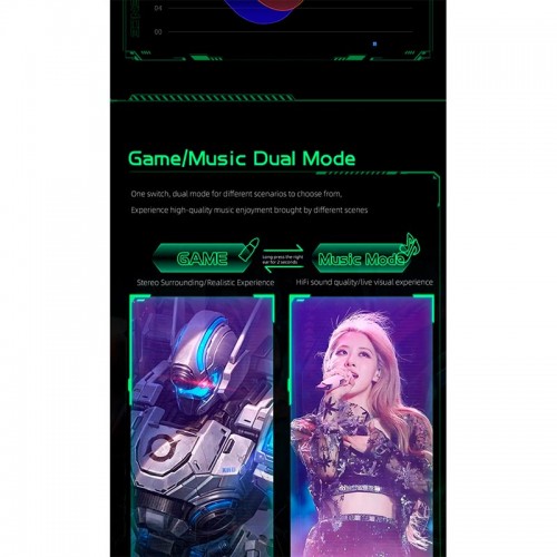 Навушники Bluetooth Onikuma T308 |BT5.3, 40/300mAh, 6h| black