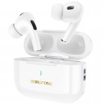Наушники Borofone Bw59 Plus True wireless ANC шумоподавляющие BT гарнитура |BT5.3, 30/300mAh, 4ч| белые