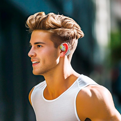 Навушники HOCO Spectrum true wireless BT headset EA1 |BT5.3, 90/500mAh, 10h| Milky white