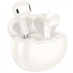 Навушники HOCO June true wireless BT headset EW61 |BT5.3, 40/320mAh, 7h| Milky white