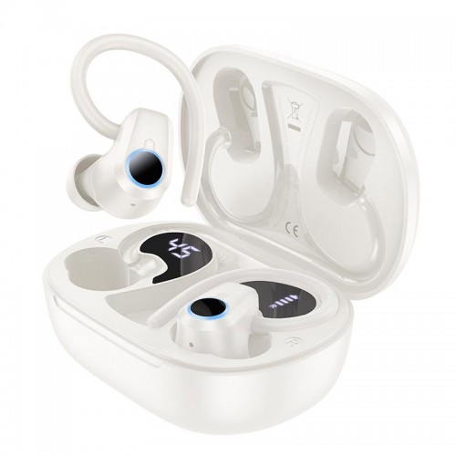 Навушники HOCO Pure joy in-ear true wireless BT headset EQ8 |BT5.3, 7/42h| Milky white