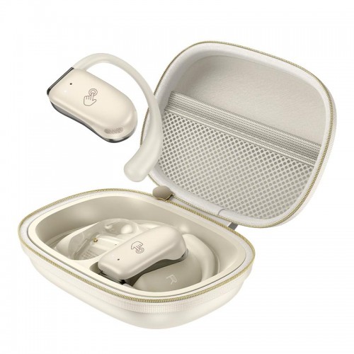 Наушнкі HOCO Graceful open true wireless BT headset EA2 |BT5.3, 60/390mAh, 6h| Milky white