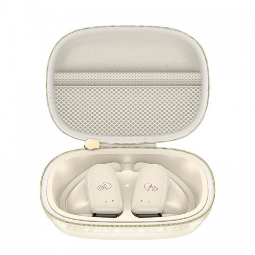 Наушнкі HOCO Graceful open true wireless BT headset EA2 |BT5.3, 60/390mAh, 6h| Milky white