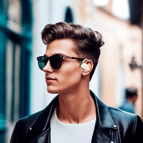 Наушнкі HOCO Graceful open true wireless BT headset EA2 |BT5.3, 60/390mAh, 6h| Milky white