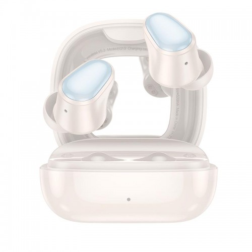 Наушнкі HOCO fun true wireless BT headset EQ13 |BT5.3, 40/400mAh, 7h| Milky white