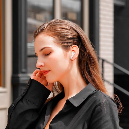 Наушнкі HOCO True wireless stereo headset EW64 |BT5.3, 35/300mAh, 4h| white