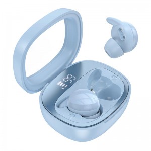 Навушники HOCO Shadow true wireless sleep BT headset EW65 |BT5.3, 30/500mAh, 4h| blue